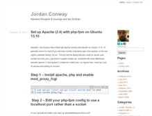 Tablet Screenshot of jordanconway.com